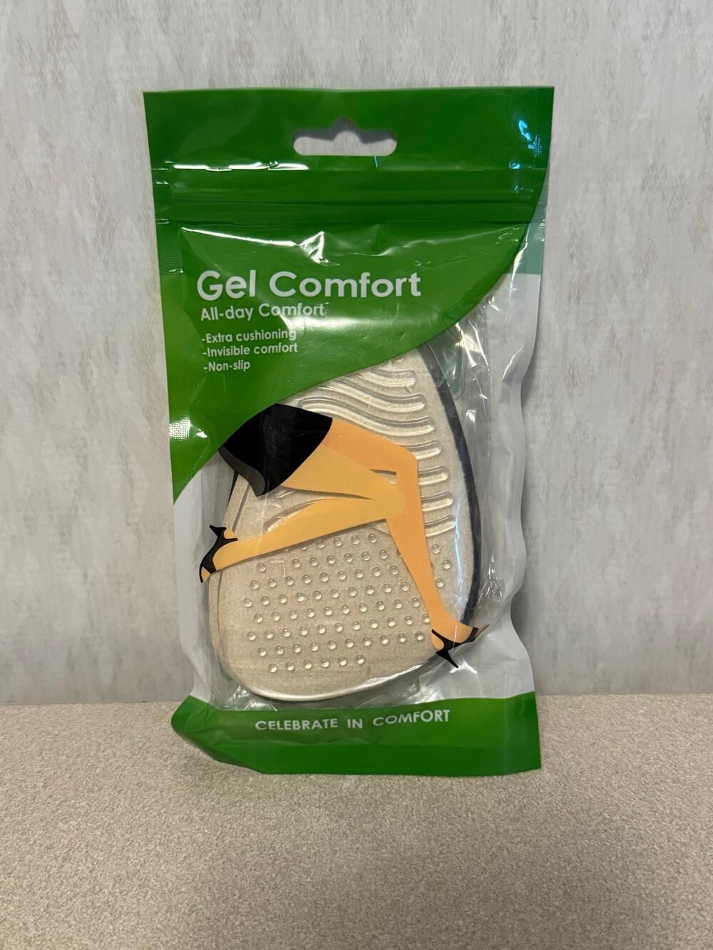 Gel Comfort Shoe Gel Cushions All-Day Comfort Pads Non Slip High Heel Inserts